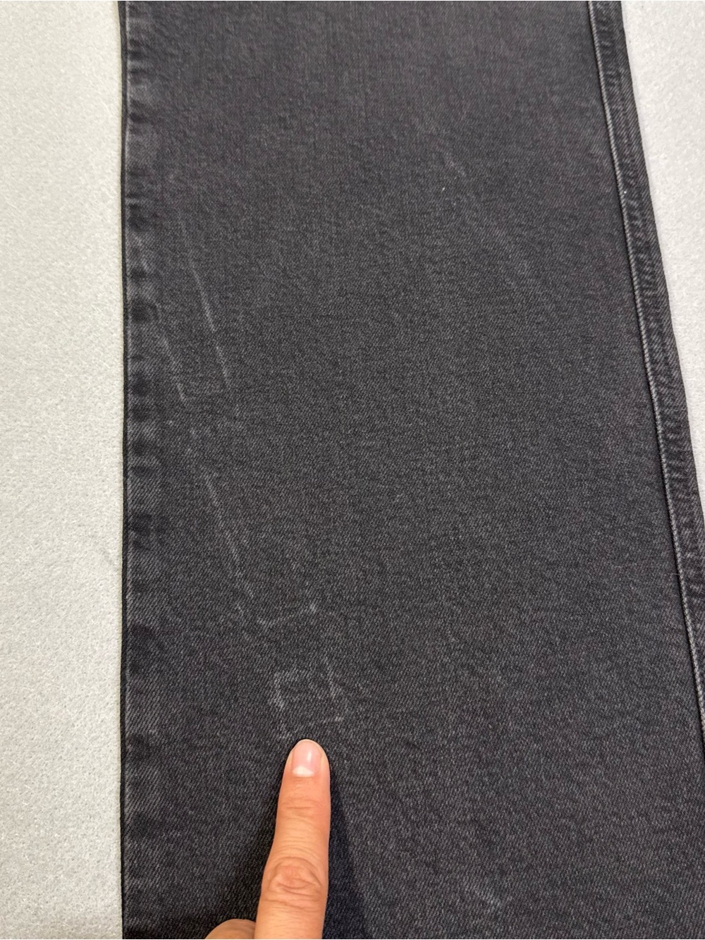 AGOLDE Pinch Waist Jeans Women Size 29 Black/Gray High Rise Straight Leg Cotton - Picture 3 of 16
